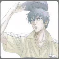 Special gift for coming to "THE PRINCE OF TENNIS BEST GAMES! Fuji vs Kiribaru", the 3rd edition of Sanada Genichiro anime original style coaster.