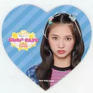Kira Yamaguchi Original Heart-shaped Coaster (チュワパネ! ver.) "Girls2 Cafe ~ チュワパネ! ~" menu order bonus