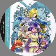 Gathering (White Background) Coaster "THE SLAYERS ~ Cafe Ryugoetei ~ Good Smile ×animatecafe" menu order bonus