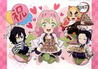 "Demon Slayer: Kimetsu no Yaiba ×ufotable cafe Kanro-ji Temple Mitsuuri Birthday Festival" Luncheon Mat with Collective Paper menu order bonus