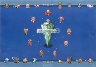 Dot original paper Luncheon mat 「 Seiken Densetsu 3 TRIALS of MANA×SQUARE ENIX CAFE 」 food menu order privilege