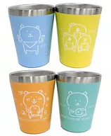 2-Type Set Vacuum Stainless Steel Pair Tumbler "Watashi Tsukkomi Kuma"