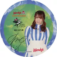 西村歩乃果 オリジナルコースター 「ファーストキッチン×ラストアイドル」 メニュー注文特典第2弾