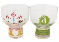 石切丸·狐之助圓頭圓身小木偶玻璃杯(2個1 SET)BOOSTER限定眾籌投資特典