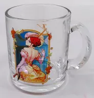 Caname Bacchania Glass Mug "Macross Δ" Fashionable Exotic Romance and Valkyrie in Kobe Marui