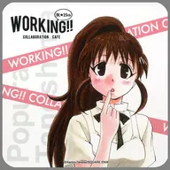 種島ぽぷら オリジナルコースター 「WORKING!!カフェ in アニぱらカフェ」 メニュー注文特典