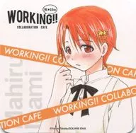 伊波まひる オリジナルコースター 「WORKING!!カフェ in アニぱらカフェ」 メニュー注文特典