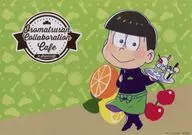 Choromatsu Matsuno Luncheon Mat "Osomatsu COLLABORATION CAFE in Anylene Cafe First Half" Shop Visit Benefits