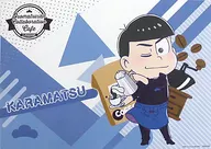 Karamatsu (Background Triangle) Paper Luncheon Mat "Osomatsu san COLLABORATION CAFE in Anime Cafe latter period" shop bonus