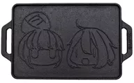 YURUCAMP Grill Plate "Laid-Back Camp △" for one person