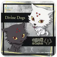 Tamainu White & Black Original Montanha-russa "Jujutsu Mawari Cafe×PASELA RESORTS" Menu de colaboração Ordem especial