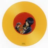 Shinsuke Takasugi Record-Style Clear Coaster 「 GINTAMA ×TOWER RECORDS CAFE 」 Cafe Reservation Privilege
