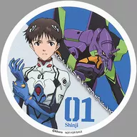 Shinji Ikari y el primer Eva Pilot Coaster "Evangelion ×CAFE ADDRESS" Colaboración especial para pedir bebidas