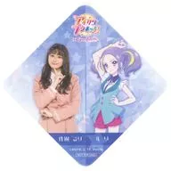 小椋梨央(珠樹るり)＆ルリ オリジナルコースター 「アイカツプラネット!×スイーツパラダイス」 コラボメニュー注文特典