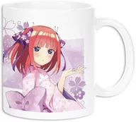 Nakano Nino's Illustration of Sakura Japanese Clothing Ver. Mug Cup "The Quintessential Quintuplets ∬"