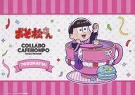 Todomatsu A3 Luncheon Mat 「 Osomatsu ×COLLABO CAFE HONPO 1 st 」 Food and Dessert Order Special