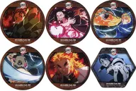 Conjunto de 6 tipos de montanha-russa "Gekijo Kikai no Tsubame no Mugen Train, ×ufotable Café 4" Drink Order Privilege