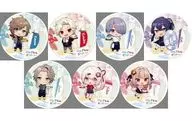 All 7 kinds set original coaster "Virtual YouTuber Niji-Sanji CAFE in SWEETS PARADISE Enoshima (Umi no Ie)" menu order bonus