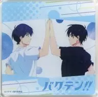 Futaba Shōtarō & Misato 良夜 (High Touch) Acrílico Coaster "DMM Scratch! Backflip!" Premio C-3