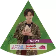 Takuya Original Coaster B (without frame) "Super Express x Wendy's First Kitchen" Menu Order Special Part 1