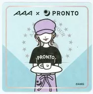 宇野実彩子 コースター 「AAA×PRONTO」 ドリンク注文特典