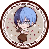 Aoyagi 冬弥 original coaster "プロジェクトセカイ Colorful Stage! feat. Hatsune Miku WEEKEND GARAGE @ E-DINER" collaboration food and drink order bonus