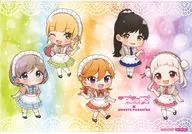 Liella! (SD / Collaboration Cafe Costume) Paper Luncheon Mat "Love Live! Superstar! ×SWEETS PARADISE" Collaboration Cafe Special Bonus