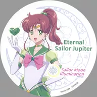 Sailor Jupiter Coaster "Pretty Guardian Sailor Moon Illumination -Eternal - in Sagami Lake Il Million" Food Menu Order Bonus