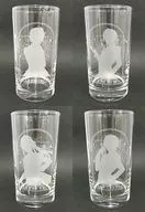 不破凑&Ibrahim&长尾景&Reos Vincent Glass 4个SET D ver."Nijisanji 4 th ANNIVERSARY fair in animate>受註生產限定