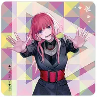 Sunflower Aoi (Costume Black x Red) Coaster "Don't Ask Him x THE Character SHOP" Buyer limited lottery C Prize