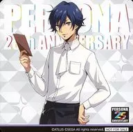 El personaje principal (Revelations: Persona) original posavasos "SEGA Collaboration Café Person 25 th Anniversary Presession" Café Menu 1 Order Special
