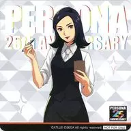 El personaje principal (Persona 2: Eternal Punishment) original posavasos "SEGA Collaboration Café Person 25 th Anniversary Presession" Café Menu 1 Order Special