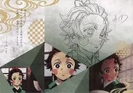 Store visit bonus for "Demon Slayer: Kimetsu no Yaiba Yukaku Hen ×ufotable Dining 2nd period" Luncheon mat made of Sumiko (Tanjiro Kamado) paper