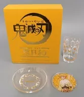 我妻善逸 祭日和セット(グラス＆プレート＆アクリルコースター) 「鬼滅の刃 祭日和-まつりびより-」