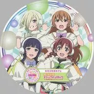 3 er grado (Colurful Dreams! Colourful Smiles!) Parfait Coaster "Sega Collaboration Cafe Love Live! Nijigasaki Gakuen School Idol japonés Club" Subject Desert Order Benefits 2 nd Edition