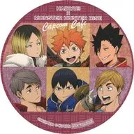 Posavasos colectivos "CAPCOM CAFE× Haikyu!!! x Monster Hunter Rise" Bebida especial