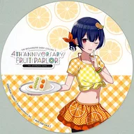 Morino 凛世 (4th Anniversary fruit PARLOR Ver.) Coaster "idol Master Shiny Colors 4th Anniversary fruit PARLOR by animatecafe" menu order privilege