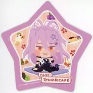 Muramasa Chieko Coaster "Wangpac! Tsurugi Ranmai CAFE 2nd" menu order bonus