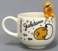 Mug cup with comical spoon "Gudetama"