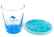 Kukuru Kaisakino Color Glass & Coaster A "Nagi no Asukara × Irozuku Sekai no Ashita kara × White Sand Aqua-Topo Collaboration Exhibition ~ Touring the Colors of the Sea ~"