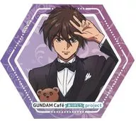 ヒイロ・ユイ 来店記念メモリアルコースター 「GUNDAM Cafe ありがとうproject」 対象商品購入特典