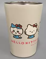 集合(ハローキティ×ちいかわ) コンビニドリンクも入る保冷・保温タンブラー 「ちいかわ なんか小さくてかわいいやつ×サンリオキャラクターズ」