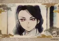 Purgatory 瑠火 Paper Luncheon Mat "Demon Slayer: Kimetsu no Yaiba Infinite Train Edition, Yukaku Edition Character Kachter Picture Scroll Cafe in ufotable Cafe× Machi ★ Asobi CAFE Phase 2" Food and Dessert Menu Order Bonus