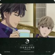 Jan Wen-Li & Julian Mintz special coaster "LEGEND OF THE GALACTIC HEROES Die Neue These×DINING CAFE ISERLOHN FORTRESS" premium morning cruise benefit
