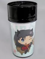 Rin Tosaka & Lancer (SD pattern) cafe tumbler "Fate/stay night [Unlimited Blade Works] Cafe" drink order additional special bonus