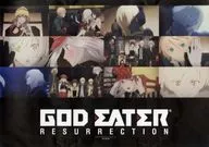 "GOD EATER RESURRECTION Cafe & Dining" Paper Luncheon Mat Food Order Special Gift (Center Left Blushing Face)