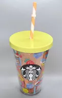 LOGO(橙色/HAVE FUN)Cold Tumbler Frapuccino派对473ml