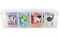 Mickey & minnie & Donald & Daisy Acrylic Cup (4-piece Set) "Mickey and Friends" Disney Store Only