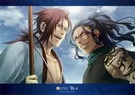 原田左之助＆不知火匡 A3紙製ランチョンマット 「薄桜鬼 真改 月影ノ抄/銀星ノ抄×otomate garden」 後半 フード・デザート注文特典