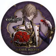 Grave keeper (Andrew Cress) original coaster "Identity V Academy Cafe in SWEETS PARADISE 1st" drink order bonus
